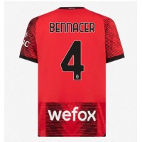 AC Milan Ismael Bennacer #4 Domáci futbalový dres 2023-24 Krátky Rukáv